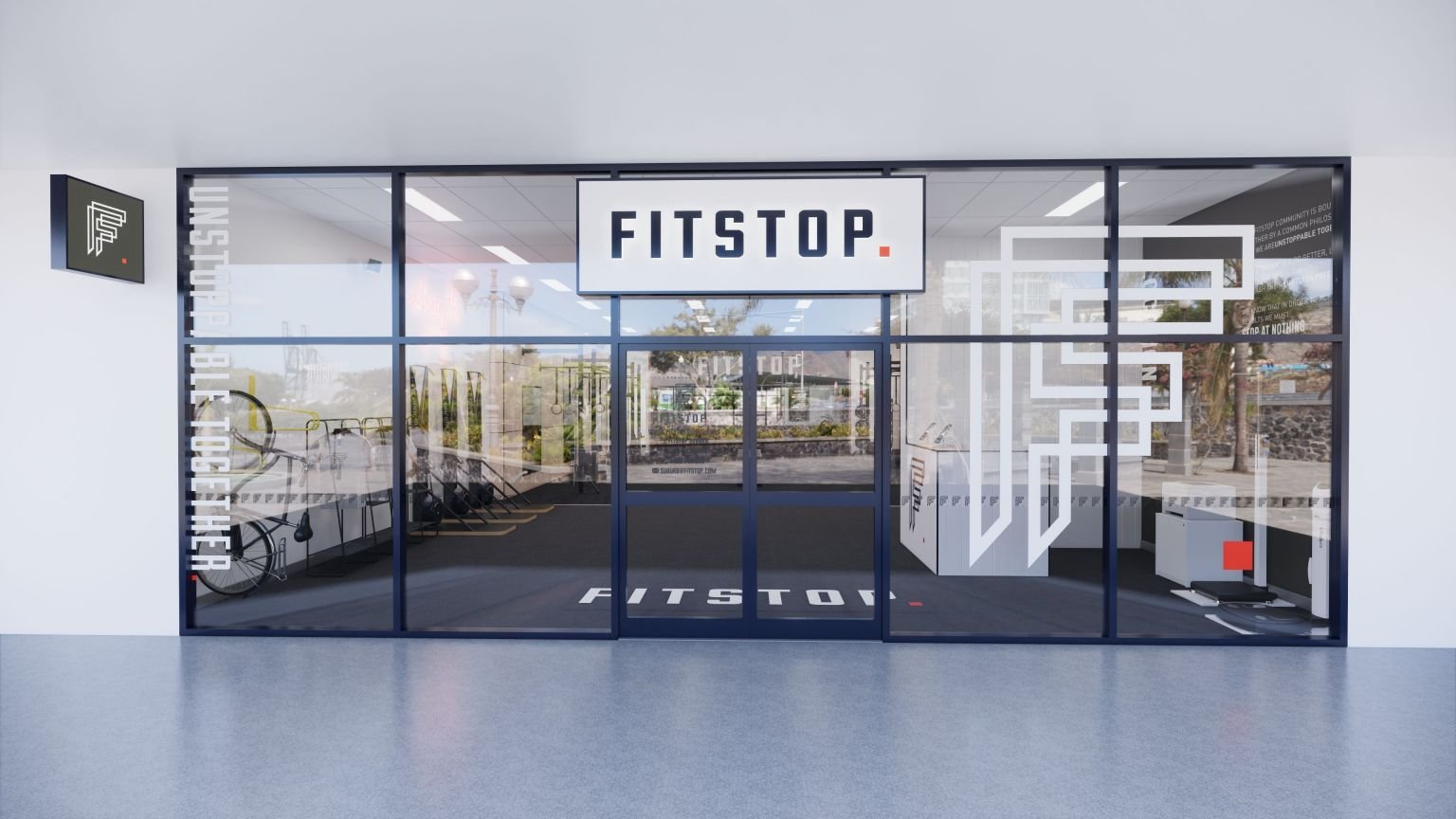 Fitstop gym, completed commercial fitout by One4Build